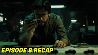 Money Heist Season 4 Episode 8 Explained In Hindi  Ending Explained [upl. by Animas]