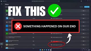 How To Fix Windows Store Something Happened On Our End [upl. by Innad233]