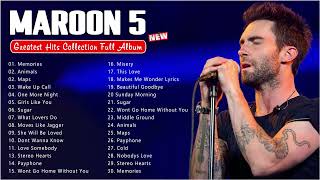 Maroon 5 Greatest Hits Full Album 2023 ❤‍🔥 Maroon 5 Best Songs Playlist 2023 [upl. by Ettennod]