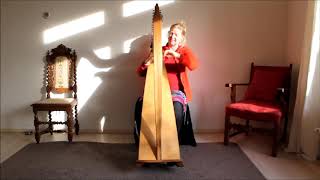 Harpist Regina Ederveen plays Aljonushka by Mchedelov on lever harp [upl. by Sivia275]