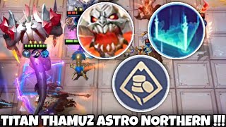 MC435  TITAN THAMUZ ASTRO NORTHERN ADVENTURE AUTO CUAN  MAGIC CHESS MOBILE LEGENDS [upl. by Lynsey]