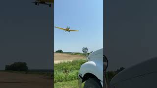 Catching A Plane  Crop Duster Spreading Fertilizer [upl. by Suzette]