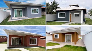 CONFIRA 33 IDEIAS DE CORES PARA FACHADAS DE CASAS – Projetos e Decoração [upl. by Aliel209]