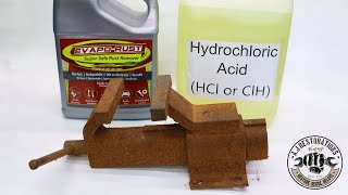 Is EvapoRust Better Than Hydrochloric Acid For Removing Rust [upl. by Onifur206]