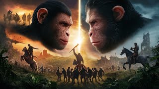 Kingdom of the Planet of the Apes  Explained in HindiUrdu Full Movie Explained [upl. by Enner]