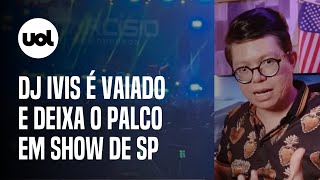 DJ Ivis aparece em show e é vaiado pela plateia em São Paulo [upl. by Alys392]