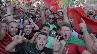 Euro2016 Campeões Portugals Soccer Futebol Glory in Newark USA [upl. by Laurent]