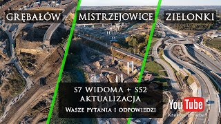 S52 i S7 aktualizacja Wasze pytania i odpowiedzi Wsparcie Kraków z nieba Grębałów Mistrzejowice [upl. by Josephina217]