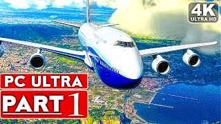 MICROSOFT FLIGHT SIMULATOR 2020 Gameplay Walkthrough Part 1 4K ULTRA PC No Commentary FULL GAME [upl. by Britta]