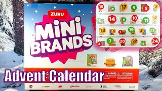 Mini Brands Advent Calendar  Wheres the Food [upl. by Malory]