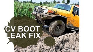 How To Fix A Leaking CV Axle Boot Toyota [upl. by Hnahk]