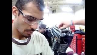 Part 07 How to install Adjustable Pushrods Harley Davidson EVO SampS Jims Revtech [upl. by Ilbert712]