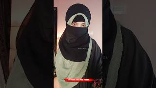 Hijab Tutorial  Niqab Tutorial  Full Coverage Hijab shorts hijab qfaizimirza hijabstyle [upl. by Tod160]