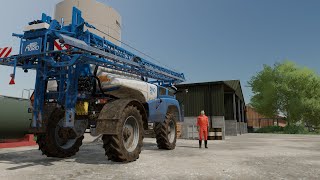 FEEDING COWS And THEN SPRAYING CARROTS  BUCKLAND FARM [upl. by Thorncombe]