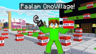 PINASABOG Ko Na Ang OMOvillage  Minecraft [upl. by Wehtta]