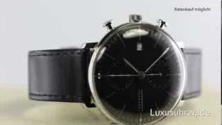 Junghans Max Bill Chronoscope 027460100 Luxusuhr24 Ratenkauf ab 20 EuroMonat [upl. by Susejedairam400]