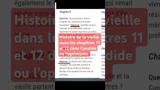 Chapitres 11 et 12Candide ou loptimisme Voltaire [upl. by Aridnere]