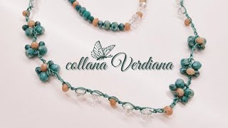 TUTORIAL Collana Verdiana uncinetto [upl. by Gilroy]