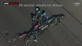 20second penalty for Alonso Edit [upl. by Sigsmond672]