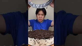 EATING OREO ICE CREAM CAKE asmr mukbang [upl. by Murage]