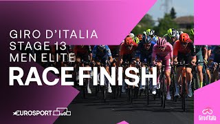 VICTORY IN CENTO 🙌  Giro DItalia Stage 13 Race Finish  Eurosport Cycling [upl. by Uahsoj441]