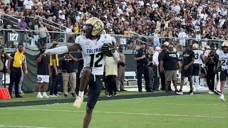 Travis Hunter hits Heisman pose in game vs UCF Knights FULL Vlog drops tomorrow [upl. by Zrike]