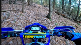 fall ride on the yz250 [upl. by Salomie]