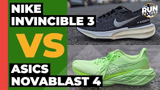 Nike Invincible 3 Vs Asics Novablast 4  Three runners choose their favourite cushioned running shoe [upl. by Acacia]