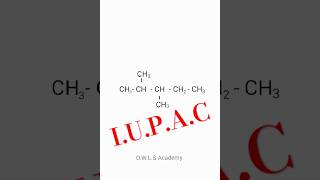 IUPAC Nomenclature chemistry organicchemistry science naturalscience nomenclature [upl. by Nemraciram]