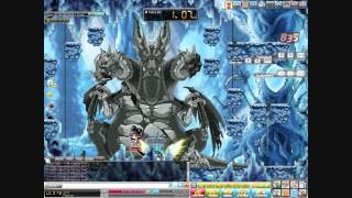 Maplestory Europe  Level 215 Aran bossing [upl. by Ettezil]