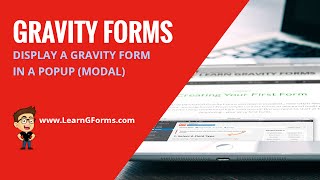 Learn Gravity Forms  Display a Gravity Form in a Popup Modal [upl. by Mcmullan]