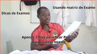 Dicas de Exame estudos intensivos de 7 dias usando matriz de exame para facilitar os estudos [upl. by Filbert]