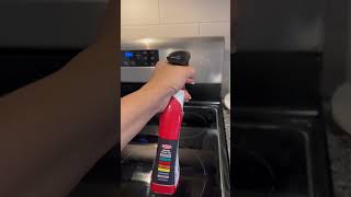 Clean the dirty stove with me cleaning stove cleaning cleanwithme stovecleaning kitchen [upl. by Dich]