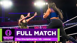 The Disciplinarian VS Jolene from The Darlings  WOW Women Of Wrestling  WOW Superheroes [upl. by Jase562]