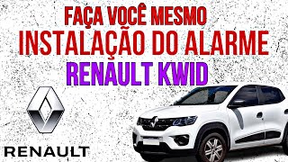 INSTALAÇÃO DO ALARME NO RENAULT KWID [upl. by Ahsilaf]