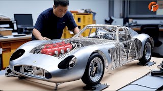 Building Metal Ferrari 250 GTO With Real Mechanisms  Start to Finish Build by liumutou [upl. by Asselim676]