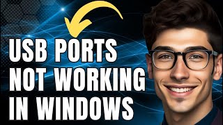 How To Fix USB Ports Not Working In Windows [upl. by Bloomer911]