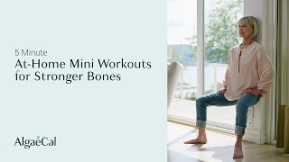 15 AtHome Mini Workouts for Stronger Bones  Bone Strength Exercises [upl. by Jule690]