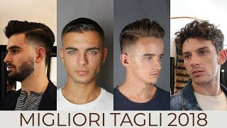 MIGLIORI TAGLI DI CAPELLI PER UOMO  Tendenze Capelli Uomo [upl. by Rede559]