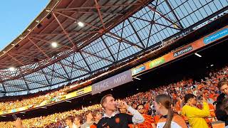 National anthem of Wales sung by the fans Really amazing The Netherlands  Wales 32 [upl. by Chad]