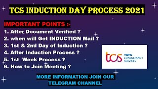 ⏩My TCS 1st amp 2nd Day of Induction🔥 Tcs Documents Verification  Courses  Attendance Full Details [upl. by Hctud]