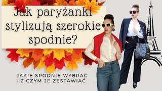 Jak paryżanki stylizują szerokie spodnie🗼👖 [upl. by Eelibuj960]