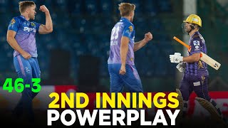 PSL 9  2nd Innings Powerplay  Quetta Gladiators vs Multan Sultans  Match 30  M1Z2A [upl. by Eniale]