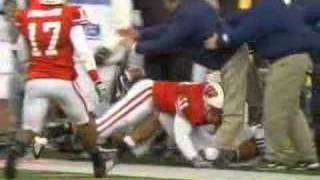 Joe Paterno Gets TACKLED and BREAKS his leg [upl. by Laina286]