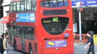 Abellio London 9441 LJ09CCD at Aldgate [upl. by Salhcin]