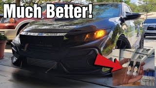 Lastfit LED Front Turn Signal Install Easy And Worth it  10th Gen Civic [upl. by Draper]