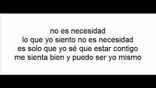 No te necesito santiago cruz con letra [upl. by Eidna]