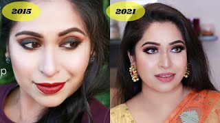 ROASTING Myself amp Recreating My old Brown Smokey Eye Look  Shahnaz Shimul 2015 VS 2021 [upl. by Crowell]