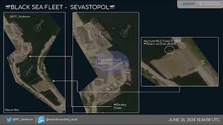 Ukraine Destroys Submarine RostovnaDonu at Sevastopol Repair Bay with ATACMS [upl. by Zolner]