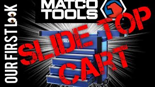 Matco Tools New Slide Top Roll Cart Our First Look At It [upl. by Annahvas]